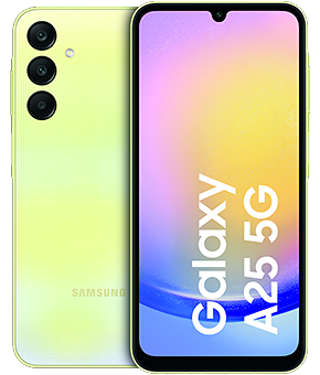 Samsung Galaxy A25 5G Yellow vorne