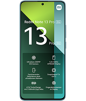 Xiaomi Redmi Note 13 Pro 5G mit PAYBACK Punkten und Telekom Vertrag