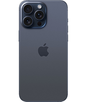 apple iphone 15 pro max Titan Blau hinten