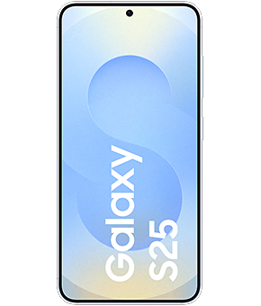 samsung galaxy s25 icy blue vorne