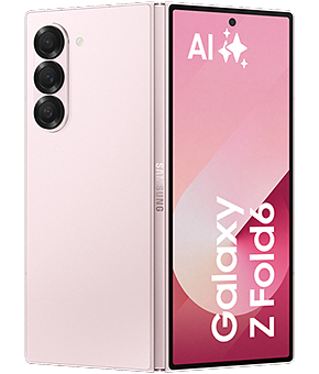 samsung galaxy z fold6 pink hinten