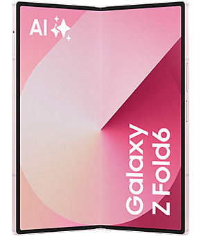 samsung galaxy z fold6 pink vorne